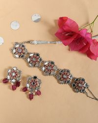 Necklace Set Buy Online Silver Gold Plated Cz Pearl Diamond Necklace Sets Voylla Discover jewellery that are modern, traditional, chunky, and fashionable. necklace set buy online silver gold