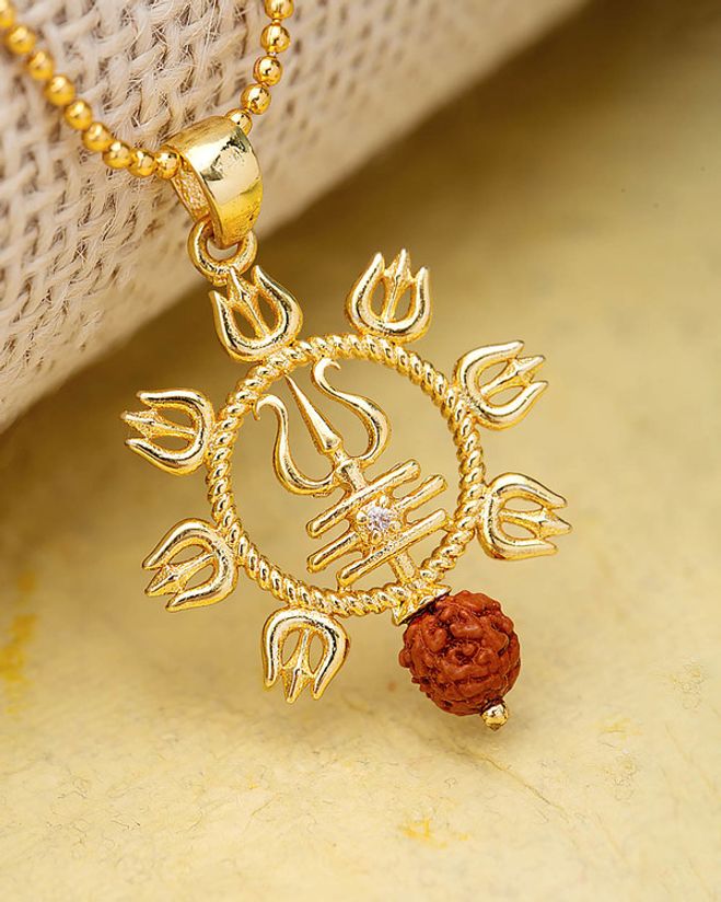 Trishul locket designs cheap