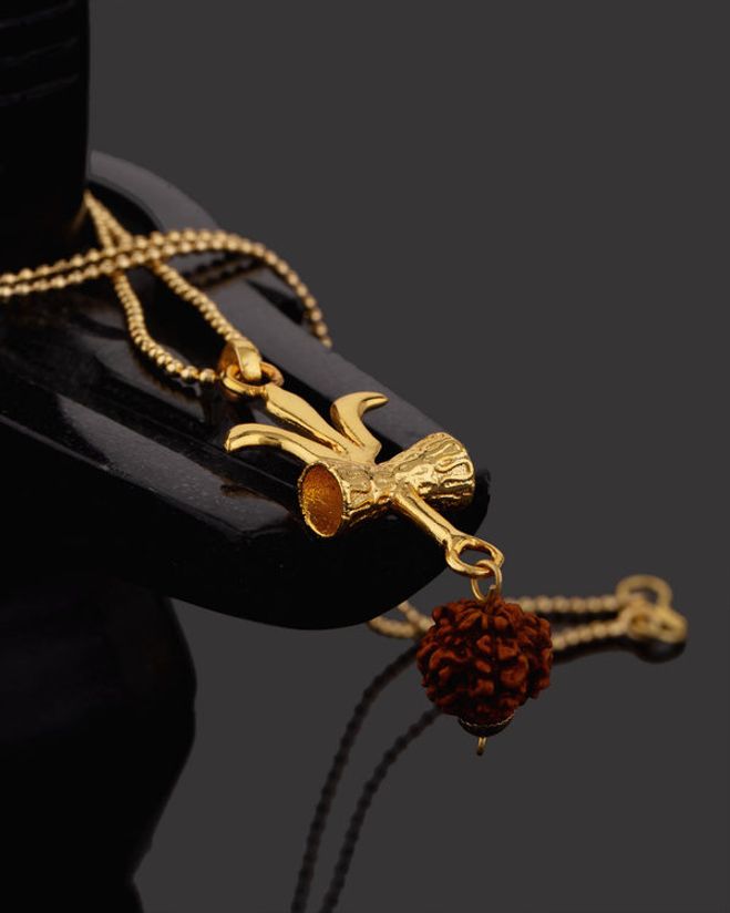 Trishul With Damru Pendant 2024 favors