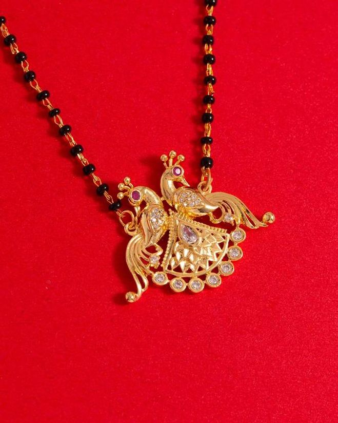Mayur Two Peacocks Mangalsutra Voylla Fashions If you too are on a spree to find some latest mangalsutra designs, keep. voylla
