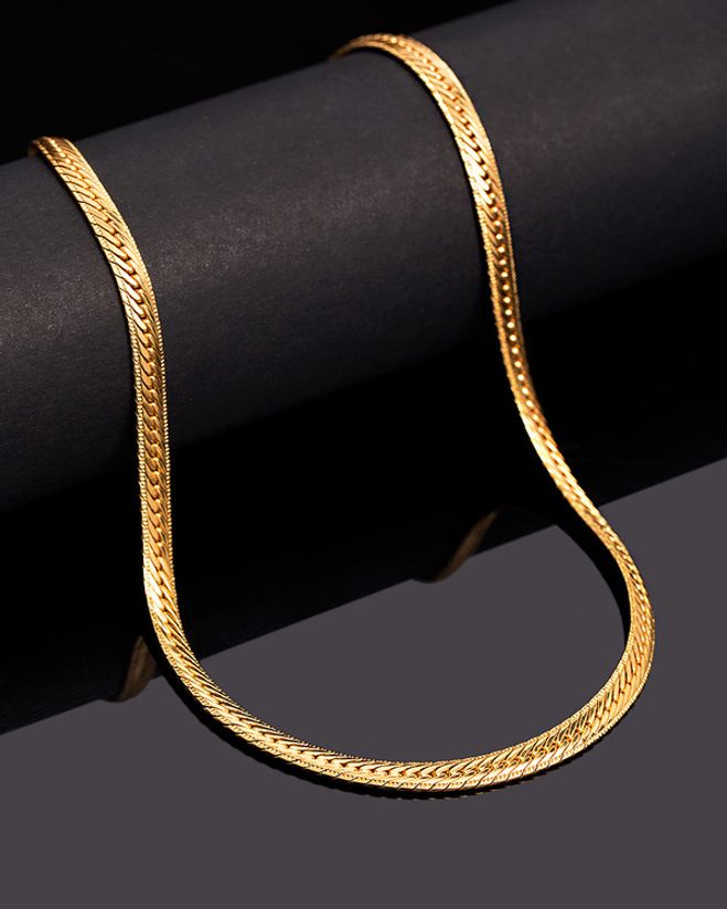 Snake link gold chain clearance