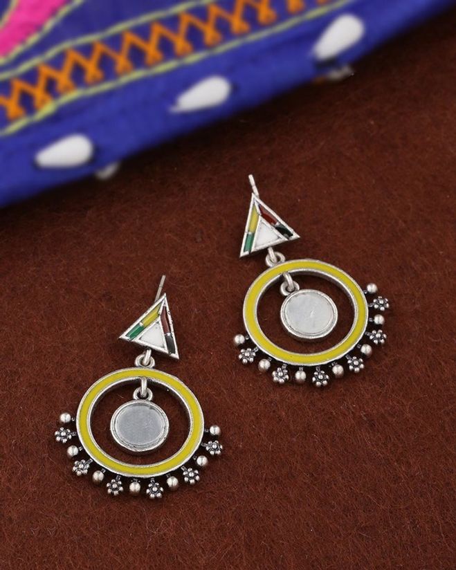 Rabaari Triangles And Circles Earrings Voylla Fashions Apply this promo code at checkout. voylla