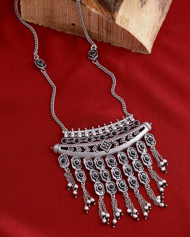 Voylla Traditional Oxidised Silver 